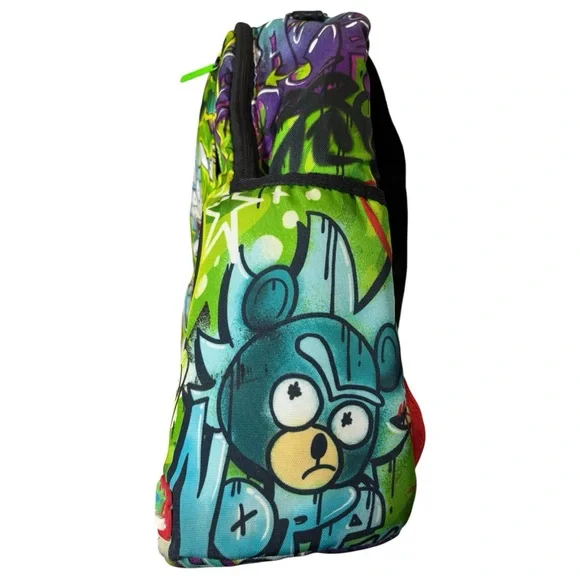Sprayground Backpack Limited Edition Rick & Morty Genius AOP - Picture 3 of 14